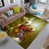 Rabbit's Timeless Journey Carpet Printing Floor Mats Room Fashion Christmas Gifts