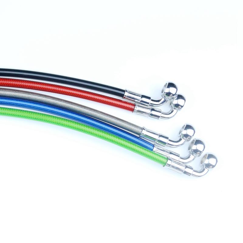 

Universal 400 To 2200mm Motorcycle Hydraulic Reinforced Brake Clutch Oil Hose Line Pipe For ATV Dirt Pit Racing Bike 400mm