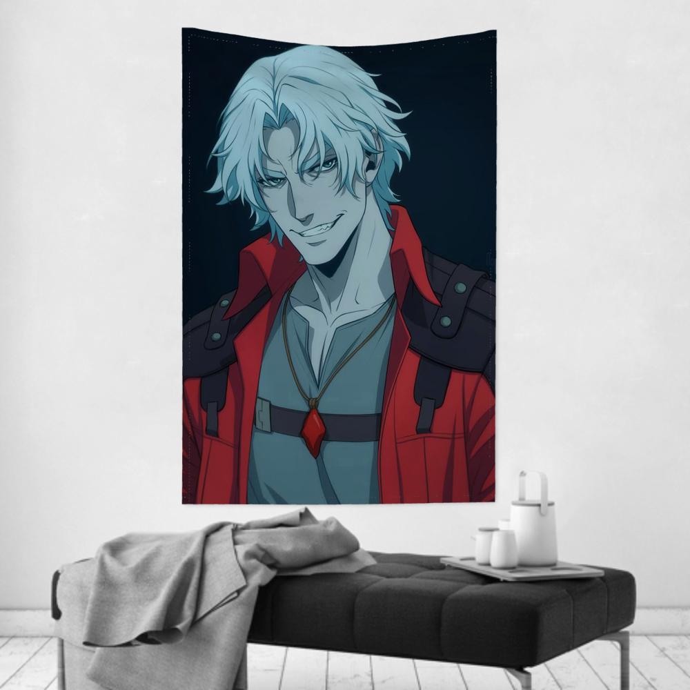 Game DDevil May Cry Tapestry Room Decor Wall Cloth Party Hanging Background Room Decor Baby Room