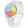Q&Q SmileSolar GROOVISIONS GRV3013 Solar Analog Watch with Waterproof Urethane Strap, White, RP26J811