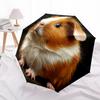 1 PC Automatic Folding Umbrella - Cute Guinea Pig Pattern, Portable & Foldable Design with 8 Ribs, Christmas Birthday Gifts