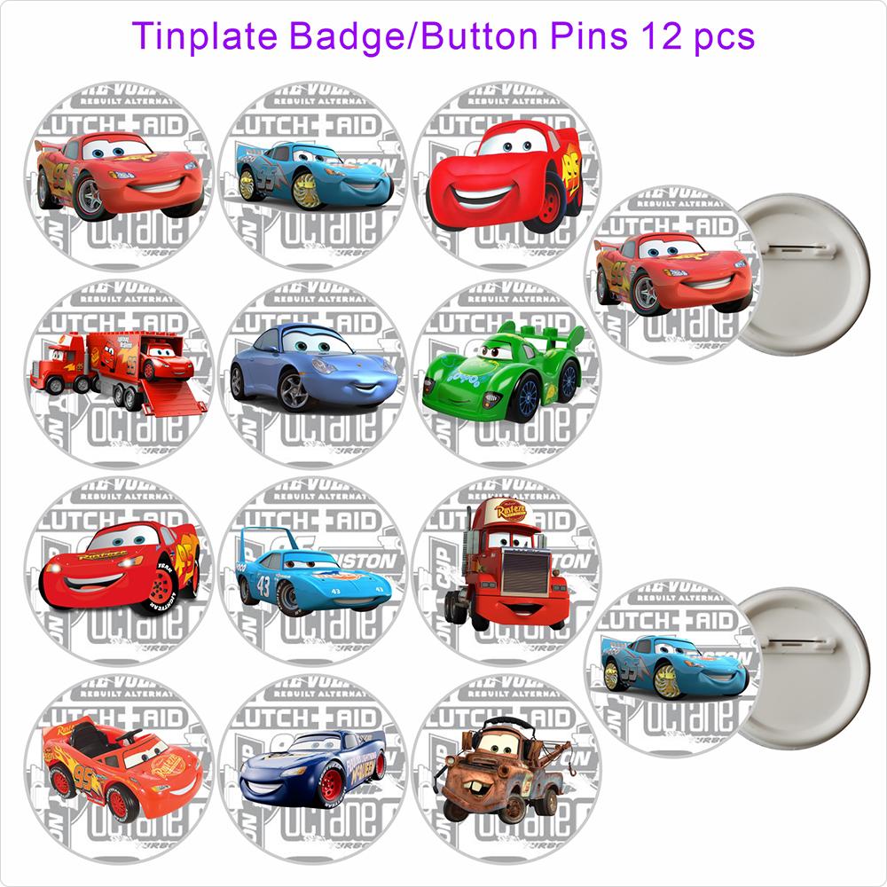 Decorazioni per Festa di Compleanno di Saetta McQueen Cars Bicchieri di Carta Piatti Bomboniere Sacchetti Regalo Souvenir Adesivi Braccialetti Portachiavi