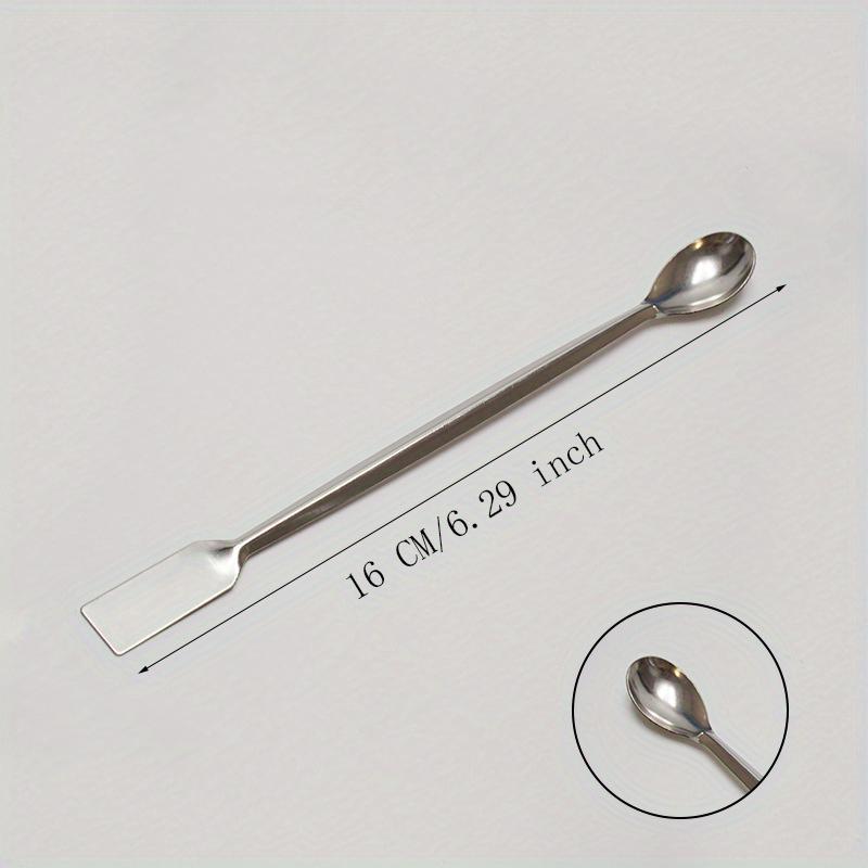 Stainless Steel Double-Headed Medicine Spoon - Perfect for Accurate Dosage Measurement
