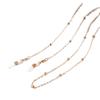 Women's High-End Beaded Metal Glasses Necklace - Anti-Slip Simple Jewelry Lanyard