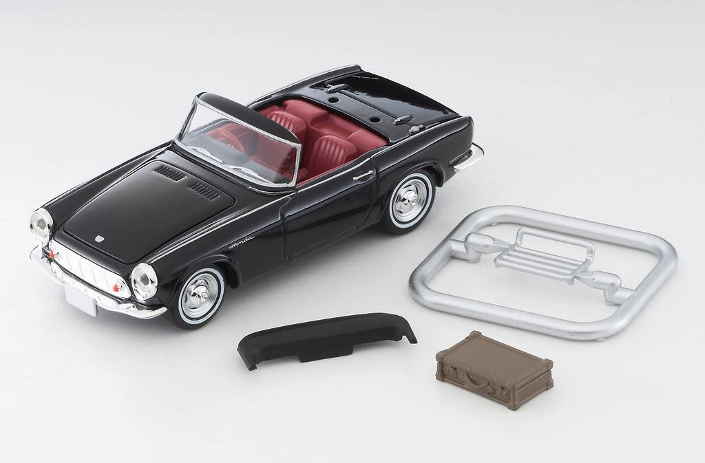 Tomytec Tomica Limited Vintage Scale Honda S600 Open Top Black Finished Model 1/64 LV-199c