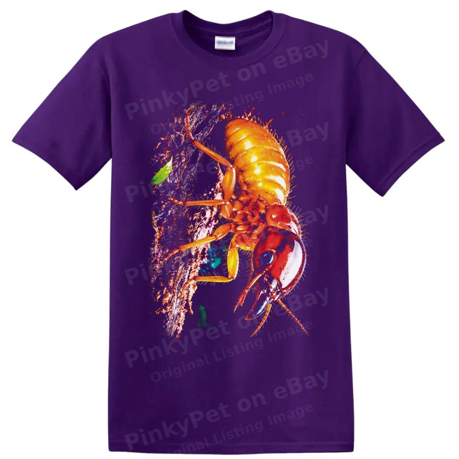 Cockroach T Shirt Colorful Macro Insect Nature Art Graphic Tee Gift Top Wear