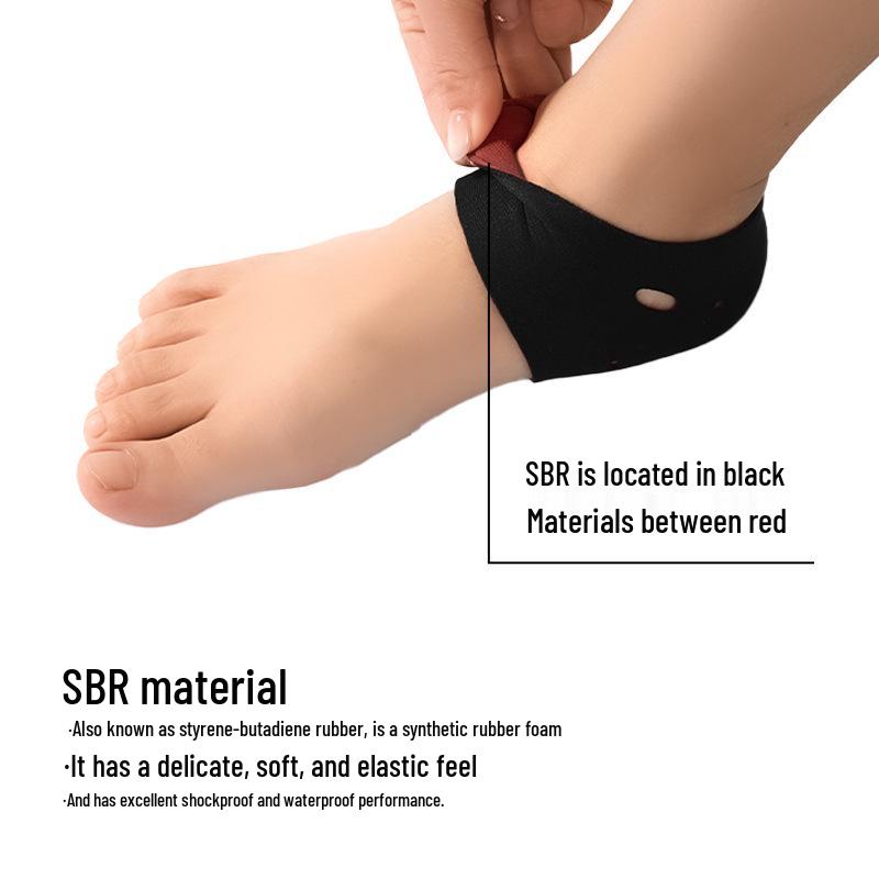 Indoor Ankle & Heel Protector Socks with Hole Design