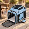 Oxford Cloth Pet Carrier with Mesh Panels Breathable Shoulder