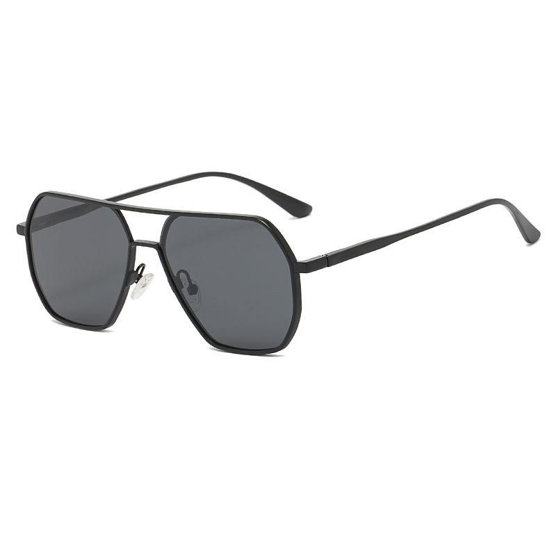 Color-Changing Sunglasses Men S Fashion Double-Beam Polarized Sunglasses Driving Uv-Proof Sunglasses Women
