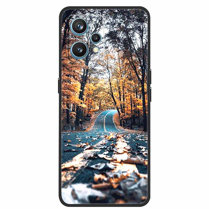 For Realme 9 Case RMX3521 Shockproof Soft silicone TPU Back Cover For Realme9 4G Phone Cases Realme 9 6.4 inch Cute Cartoon Bag