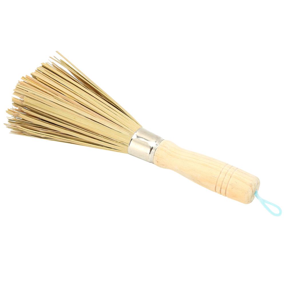 Bamboo Pot Brush Natural Bamboo Clean Cleaning Whisk Material Environmental Protection Kitchen Pan Brush for Pots Bowls