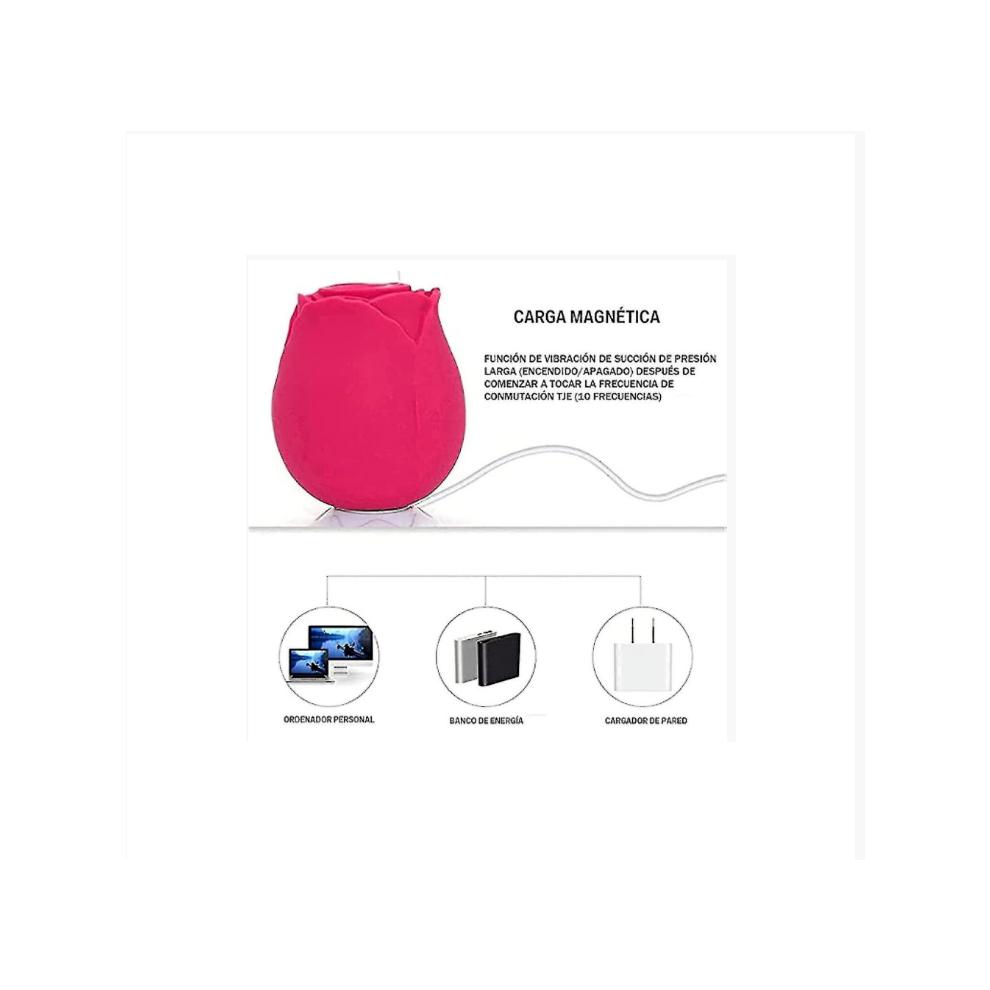 Rose For Women Mini Massager Stress Relief 10 Modes