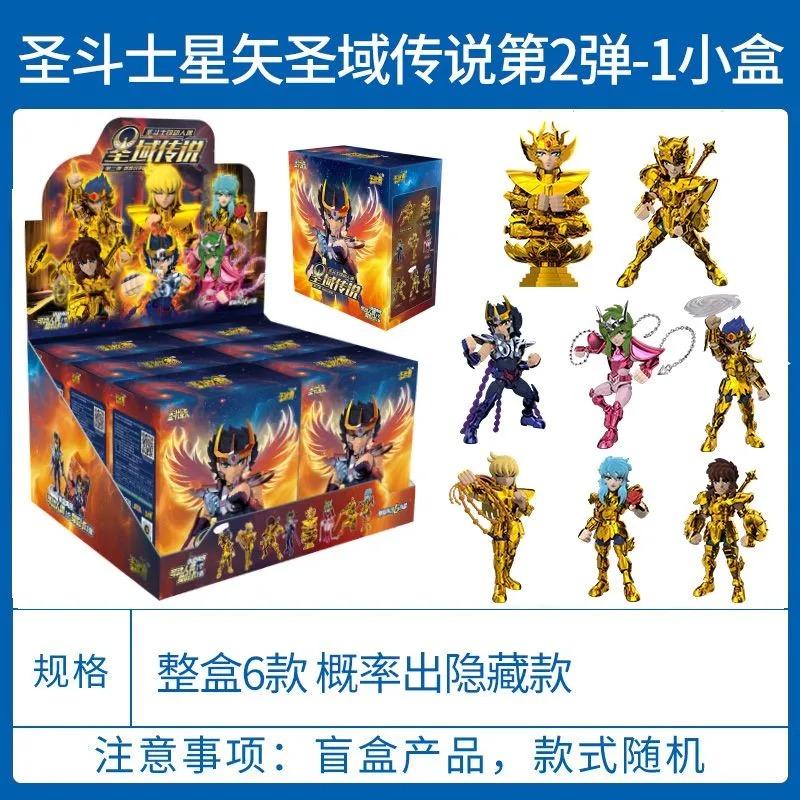 Original Saint Seiya Version 2 Aiolos Shura Libra Virgo Cancer Phoenix Golden Saints Toy Assembled Action Figure Model Gift