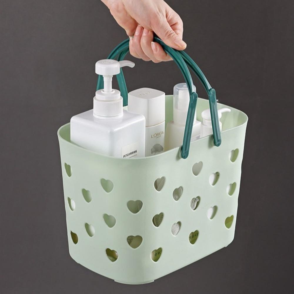 Plastic College Dorm Organizer Large Capacity Drainage Toiletry Basket New Shower Basket