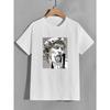 Nachahmung von Statuenkunstbildern Druck T-Shirt Herren Lässig Baumwolle Sommer T-Shirt Kleidung Streetwear Hip Hop Street Übergroße T-Shirts