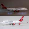 1/200Diecast Airplanes B747 Virgin Atlantic Plane Toy Model 47CM Aircraft British Airline W Light and Wheel Landing Gear