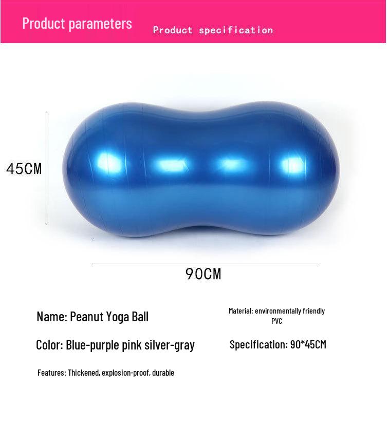 Thickened Explosion-Proof Inflatable Capsule Ball: Kids' Sensory Integration & Yoga Massage Ball