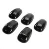 5Pcs 12LED Black Smoked Lens Cab Roof Top Marker Running Light For Truck SUV