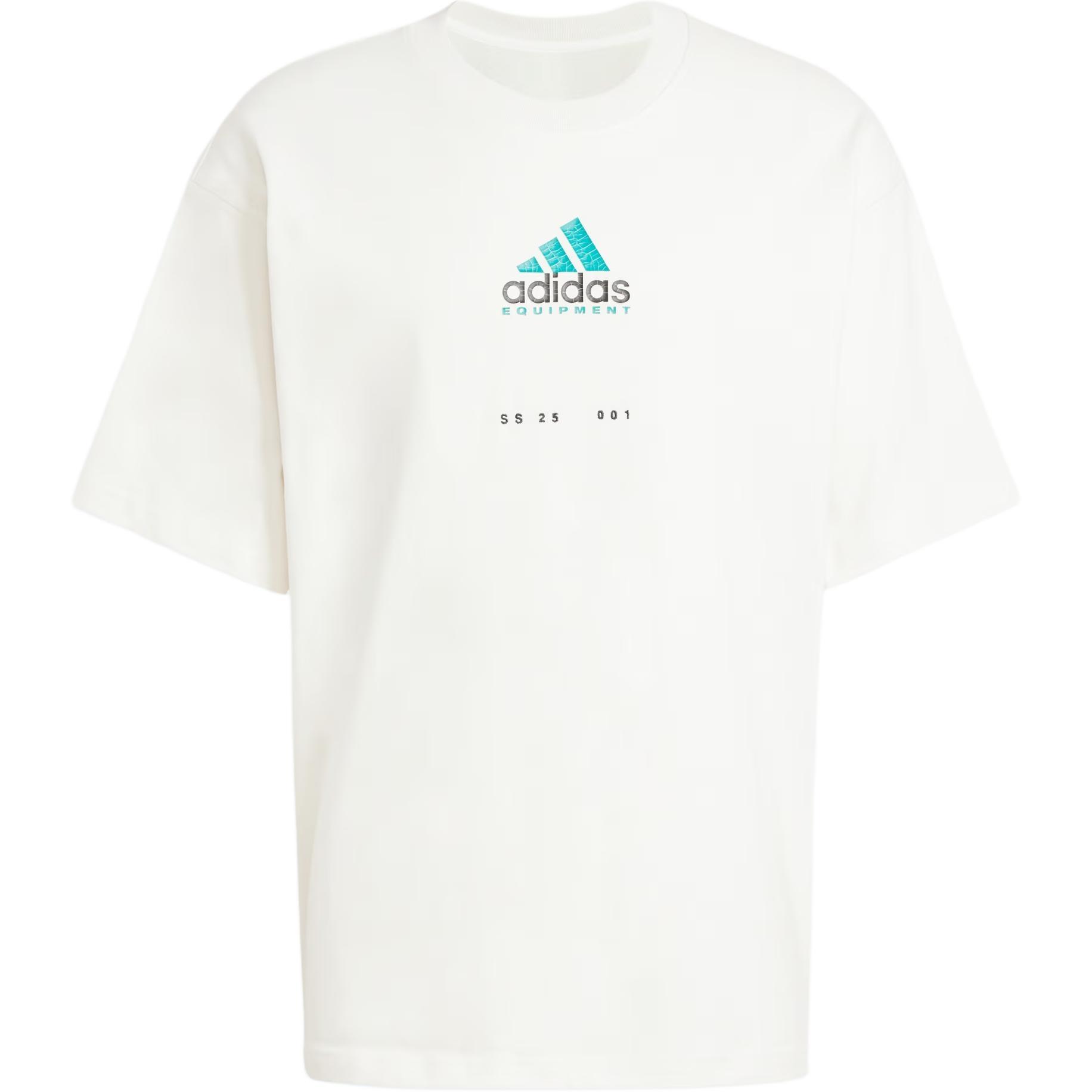 adidas EQT Graphic T-Shirt Asia Sizing Cream White Men s JN4845 S