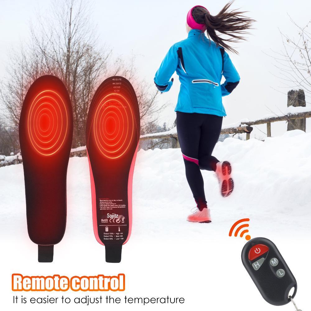 USB Heated Insoles: Cuttable, Rechargeable, Warm Winter Foot Pads