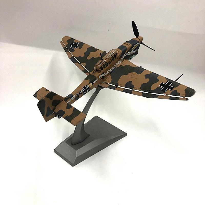 1/72 Scale Diecast Alloy Model Junkers Fighter JU-87 Military Missile Bomber Collect Gifts