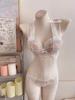 Beautiful back neck underwear small breasts gather and show big sexy lace palm cup bra no steel ring bra set