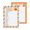30 Players Thanksgiving Games for Family Party Adults Office Large Groups Word Search Scramble Pictionary Game Cards Set for Holiday Party Favors