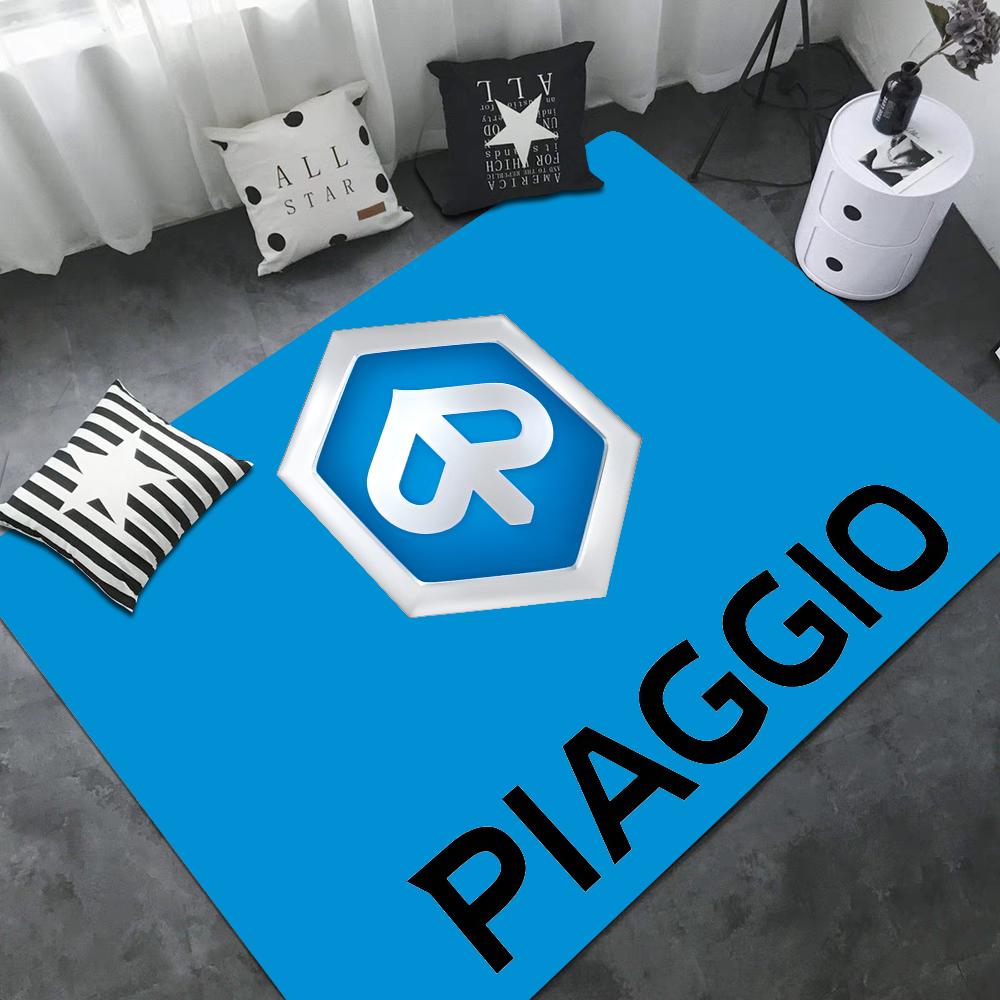 

P-piaggio Logo Hallway Carpet Rectangle Anti-slip Home Soft Badmat Front Door Indoor Outdoor Mat Doormat Area Rug 40x60cm