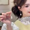 Elegant White Pearl Ear Cuff Earrings for Women - Versatile, Sweet, and Girlish Style, Hot-Selling Accessory