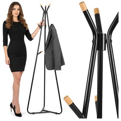 Floor Standing Hanger Stand for Jackets Elian Black