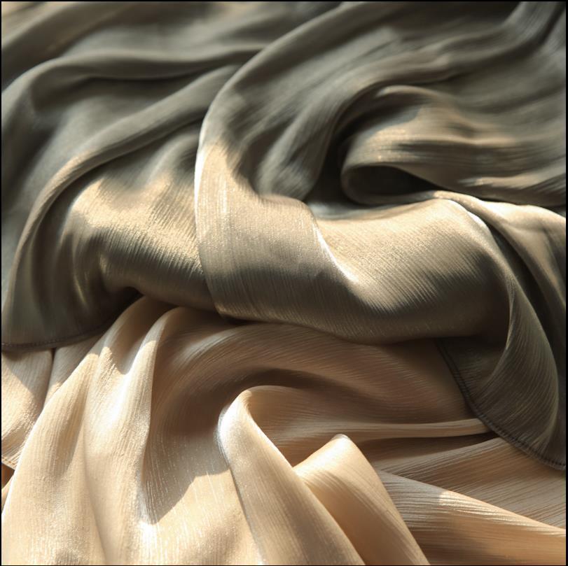 2025 Elegant Summer Gauze Midi Skirt - Romantic Luster, Solid Color, Slim Fit