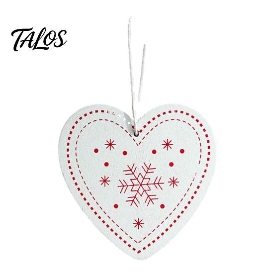 Retro Style Xmas Pendants Christmas Tree Wooden Pendant, Vintage Cartoon Ornament with Lanyards, Santa Claus Elk Snowflakes Lightweight Pendant