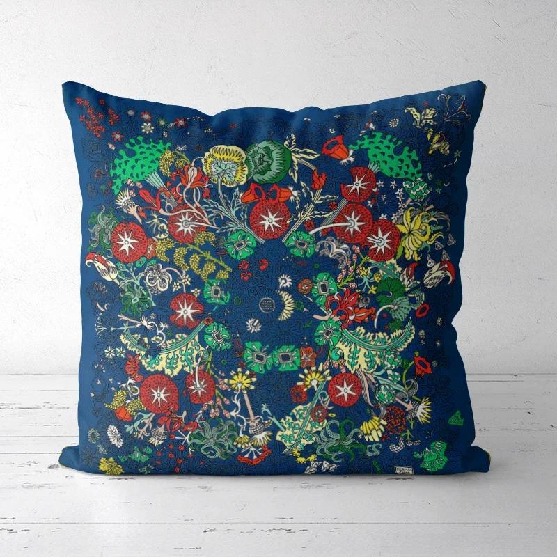A Drop Shipping Printed Cushion Cover Decorative Pillowcases High-end Royal High Quality Thick Europe Rich Italy Design 1-27#