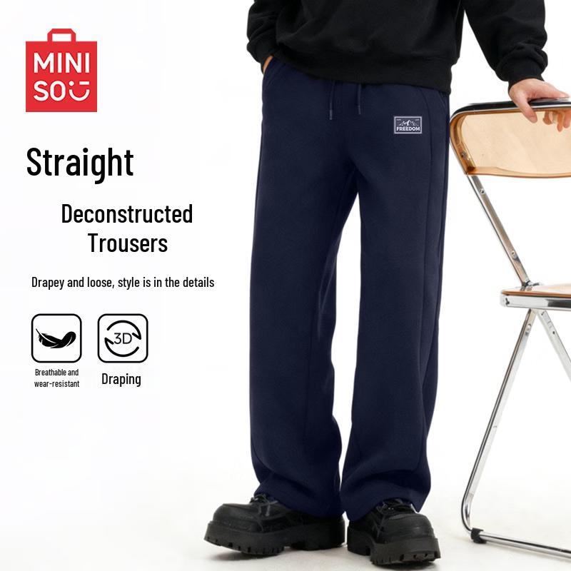 MINISO Men s Straight-Leg Casual Sports Pants M