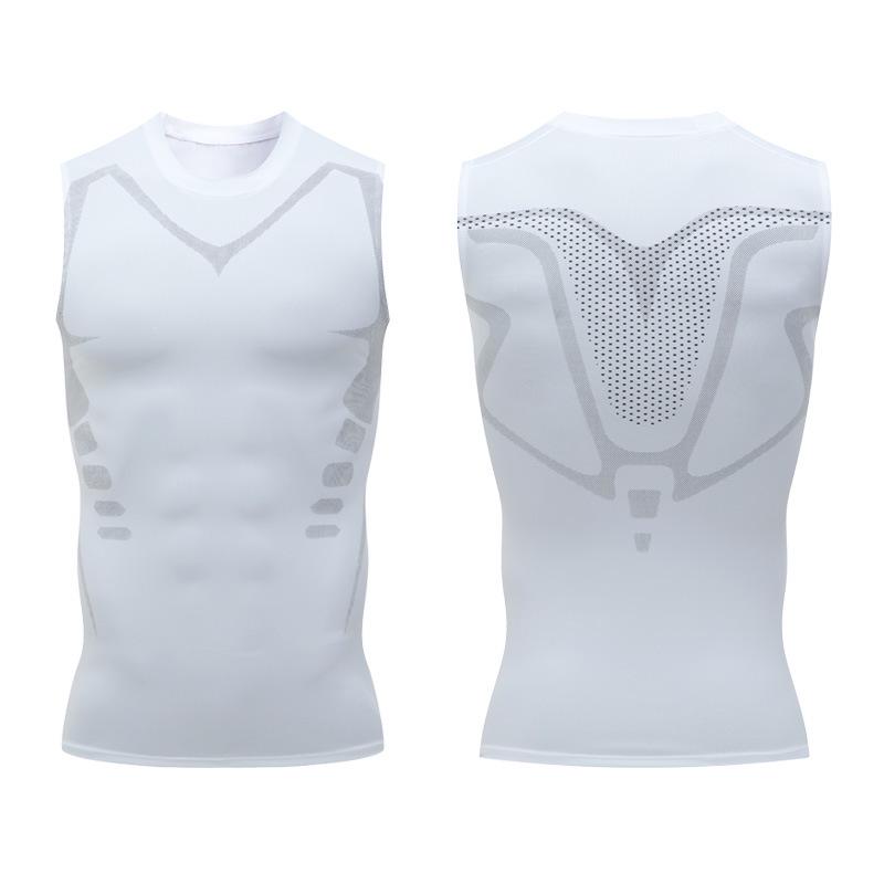 Men's Pro Sports Quick-Dry Stretch Vest - Summer Running, Basketball, Sweat-Wicking Fitness Tank.