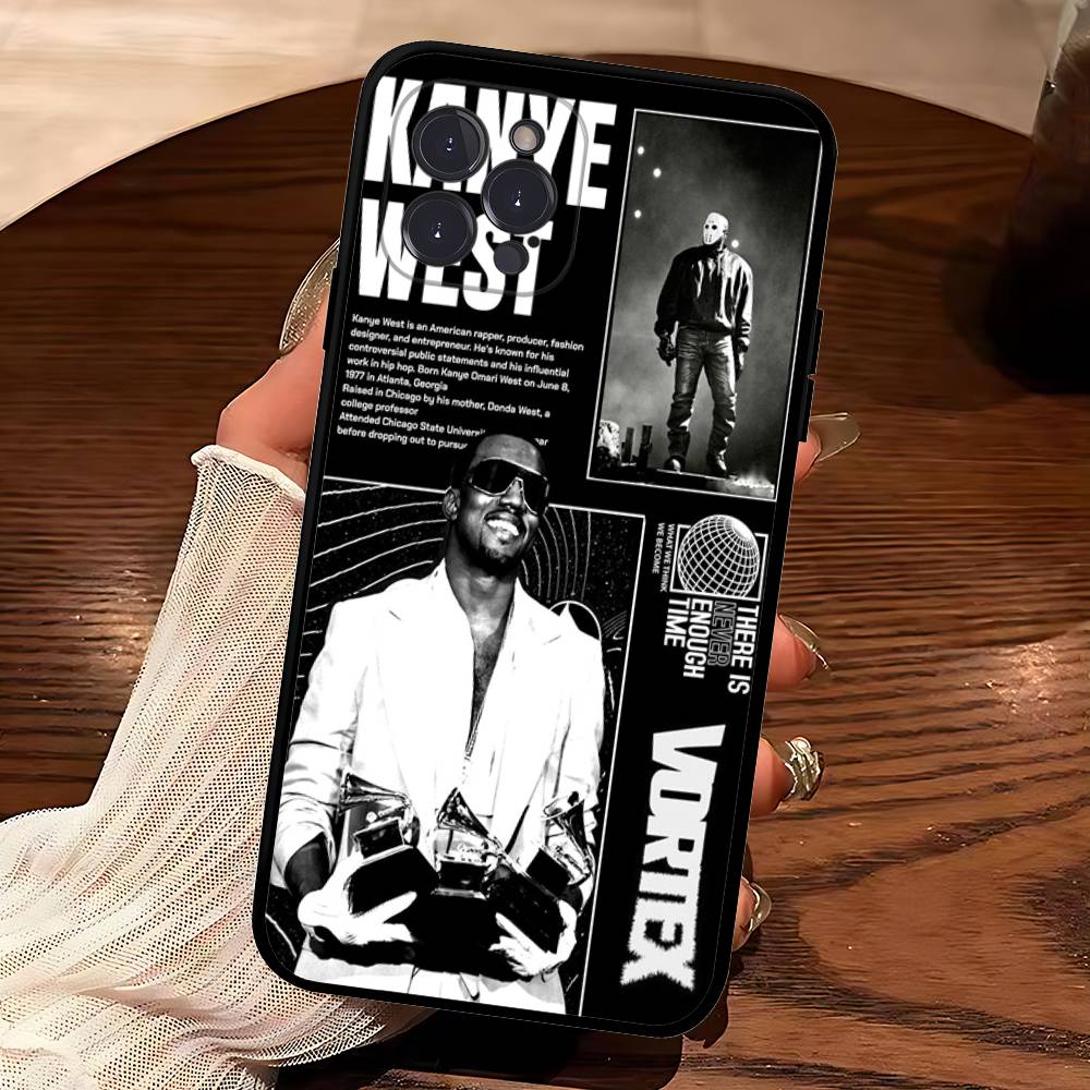 Rapper Kanye West YE Phone Case For IPhone 17 16 14 15 13 12 11 Pro Max Plus Silicone Soft Cover