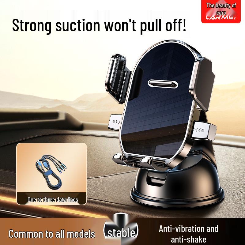 Universal Car Phone Holder 2026 with New Suction Cup for Dashboard and Center Console