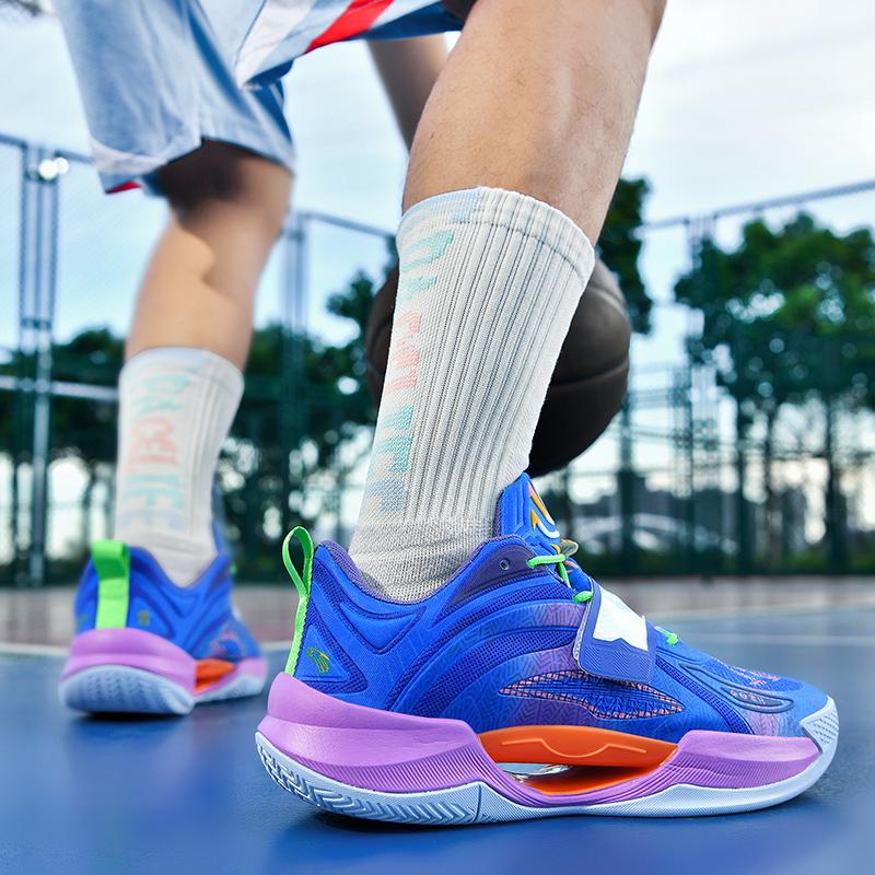 High-Quality Luminous Basketball Shoes Men Trainers Low Platform Women's Sports Shoes Comfort Non-Slip Men's Basketball Sneakers