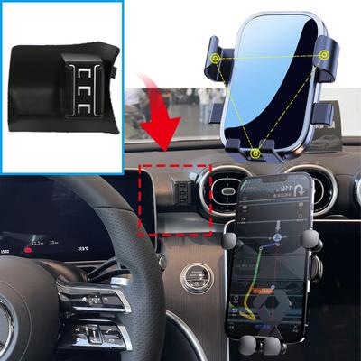 Uchwyt na telefon komórkowy do samochodu dla Mercedes Benz Klasa C 2025~2025 W206 C200 C260 C300 Stojak na nawigację Akcesoria samochodowe Uchwyt GPS