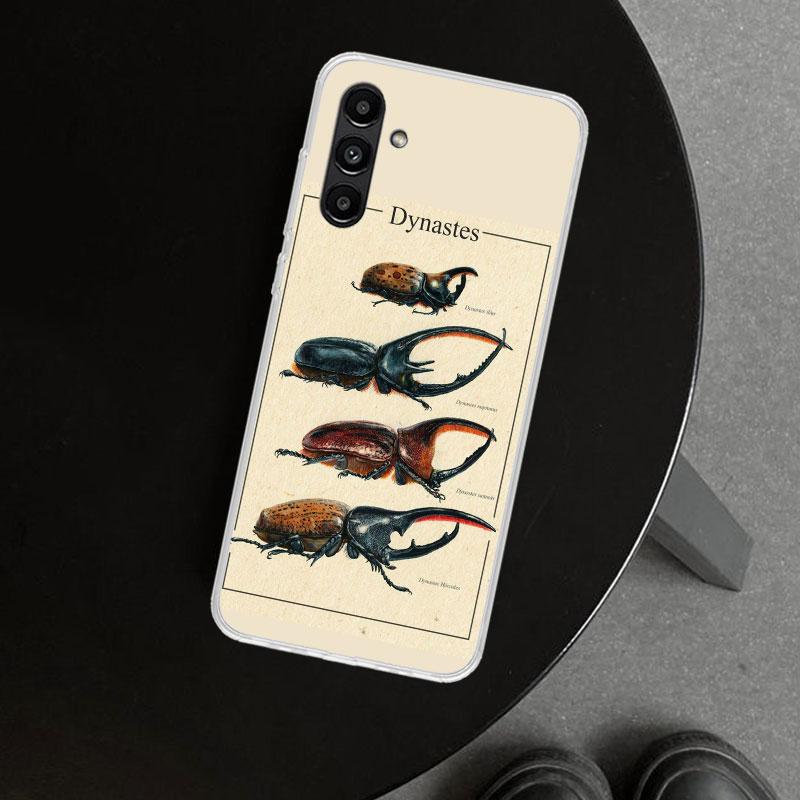 Bugs Bees Scientific Decomposition Phone Case Cover for Samsung Galaxy A17 A16 A26 A36 A56 A57 A37 A15 A25 A35 A55 A14 A24 A34 A