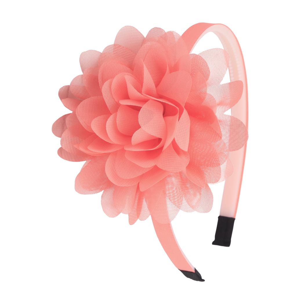 1PC Chiffon Flower Headbands Kids Girls Plastic Teeth Hairbands Floral Headband Children Girls Fashion Hair Aceessories