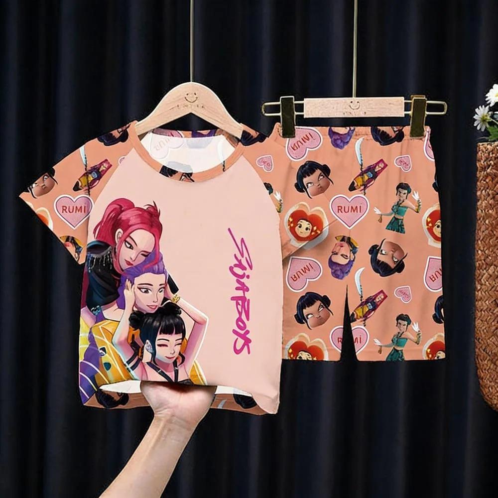 Meisjes Pyjama Set Zomer Kinderen 3 Tot 5, 7, 9, 11, 13 Jaar Kleding Peuter Pyjama Huispak Nachtjapon Casual Kleding