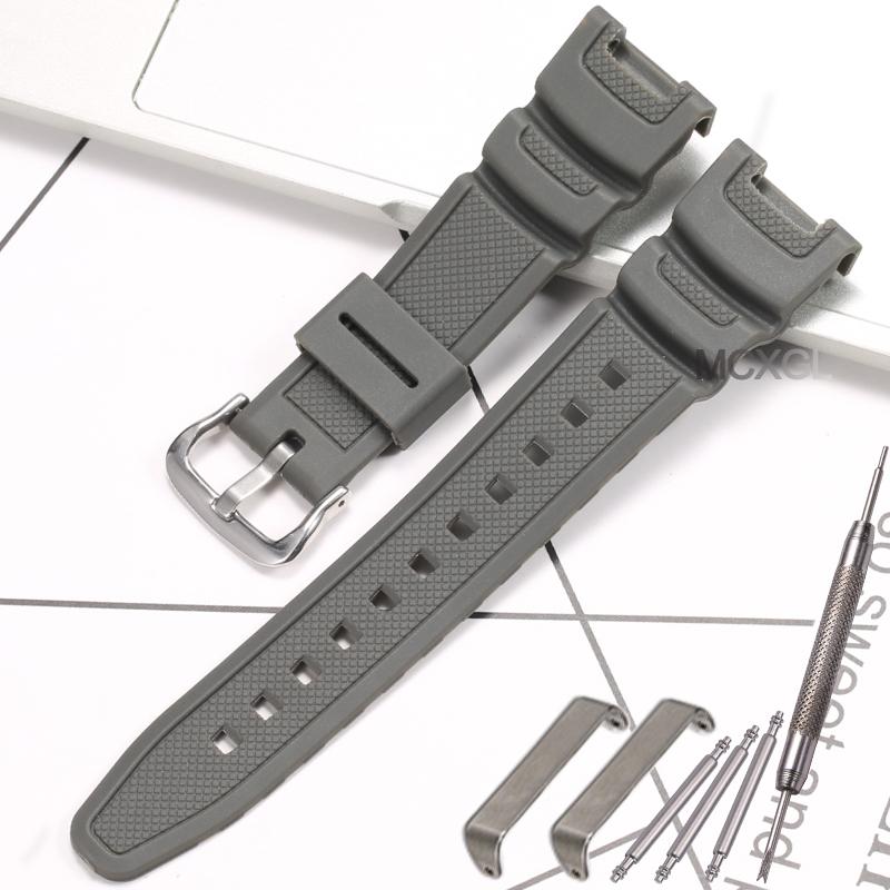 SGW100 Resin Strap For Casio SGW-100 Replacement Watch Strap10304195 Replacement Watchband SGW-100-1VH Wristband