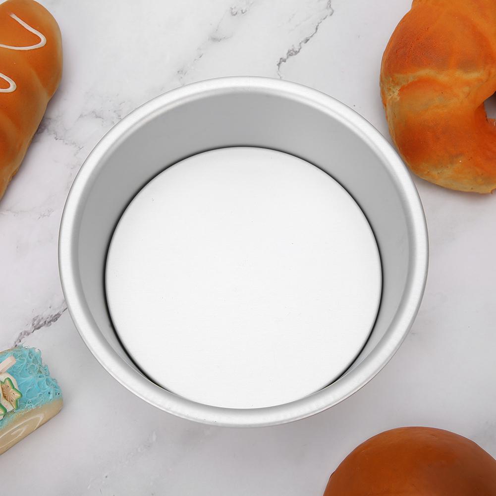 Anodized Aluminum Alloy Removable Bottom Cake Mold Round Shape Cake Mold DIY Baking Accessories