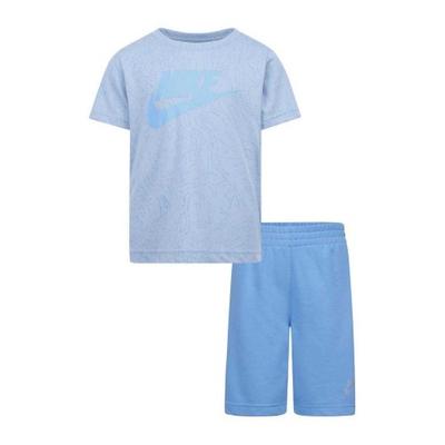 Futura Grafikdruck T-Shirt & Shorts Set für Kinder