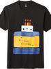 Hand-drawn Birthday Cake Tee | Lovely Style Birthday-themed Short-sleeve Top