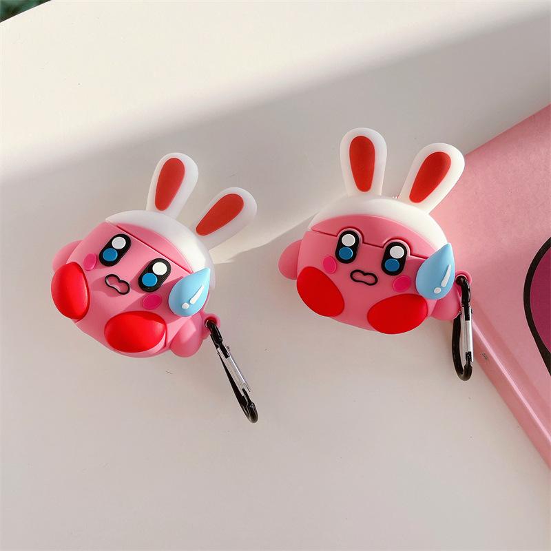Rabbit hat star AirPods pro for apple bluetooth wireless 1/2/3 generation earphone cover cartoon silicone