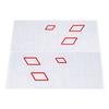 100x38cm Car Body Side Sticker PVC Decals DIY Sport Styling Decoration Auto Truck Racing Accessories White Red