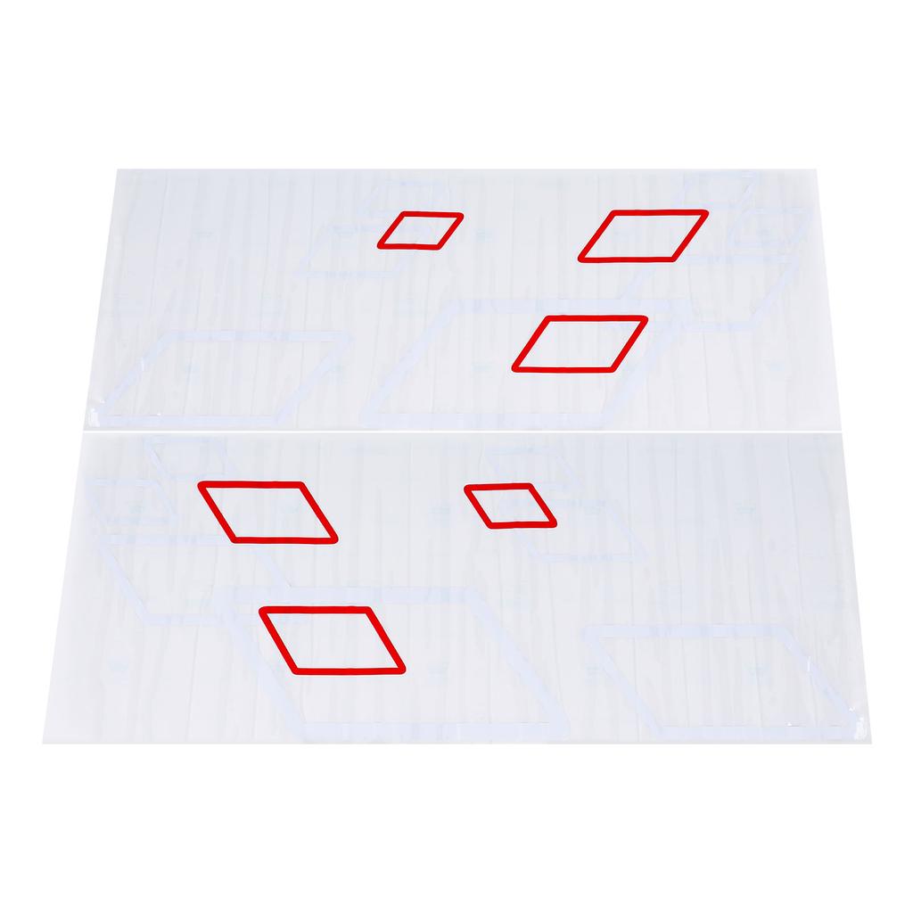 100x38cm Car Body Side Sticker PVC Decals DIY Sport Styling Decoration Auto Truck Racing Accessories White Red
