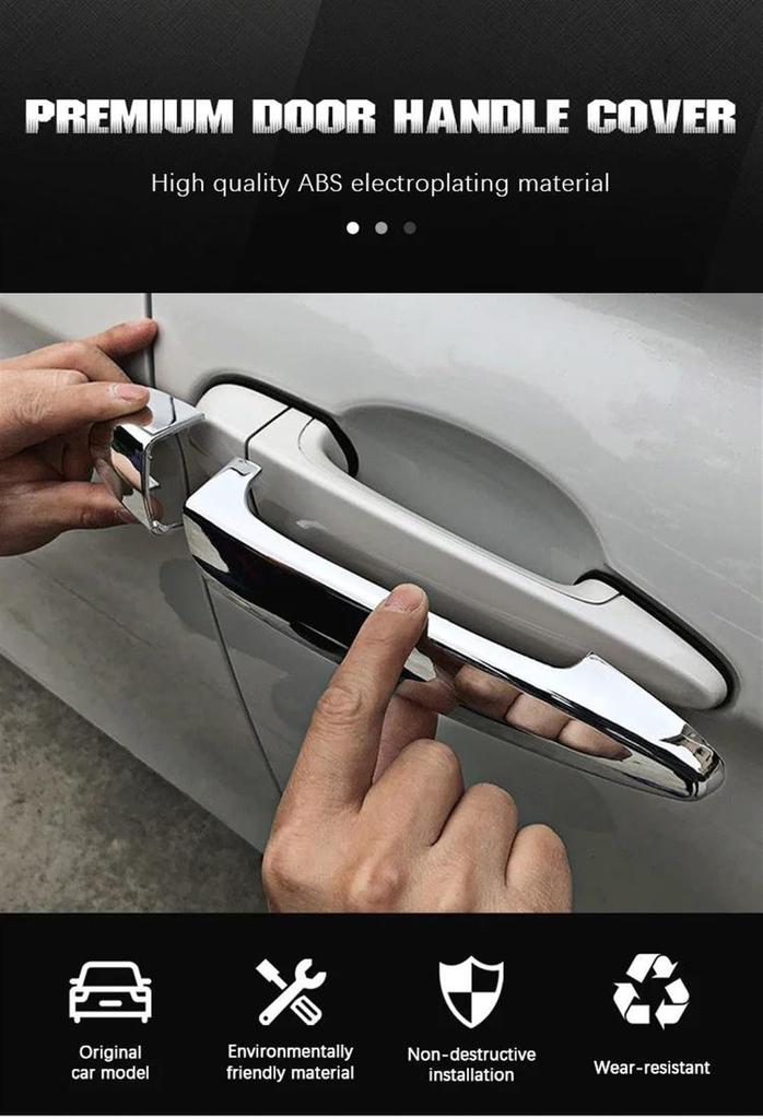 Car Styling Chrome Door Handle Cover Trim Fit Nissan X-Trail T31 2009 2010 2011